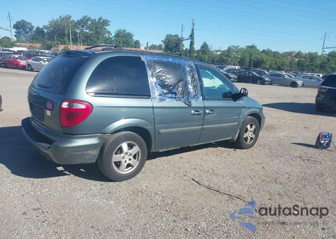2005 Dodge Caravan Sxt из США, поврежденный, VIN 1D4GP45R45B433506